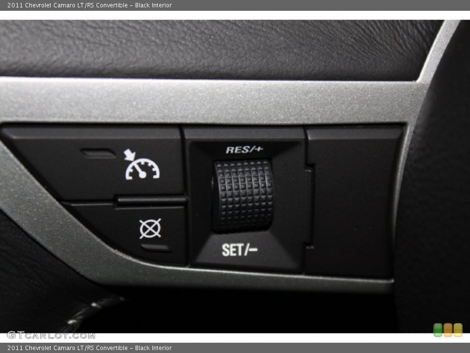 Black Interior Controls for the 2011 Chevrolet Camaro LT/RS Convertible #78052049