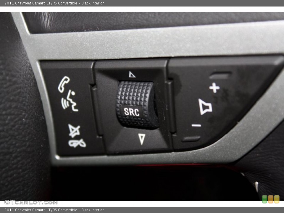 Black Interior Controls for the 2011 Chevrolet Camaro LT/RS Convertible #78052068