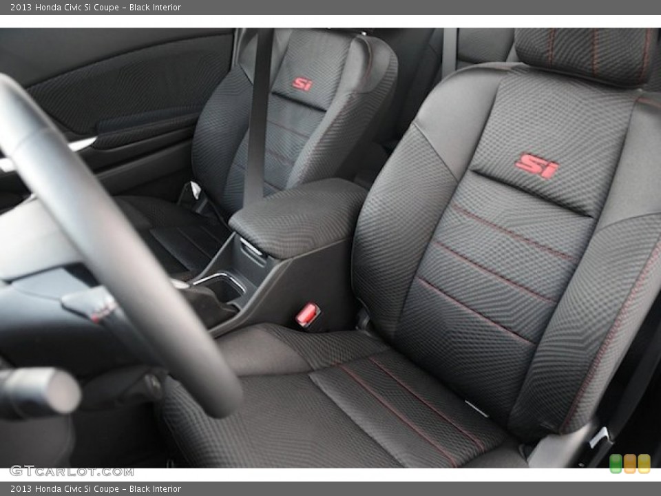 Black Interior Front Seat for the 2013 Honda Civic Si Coupe #78054393