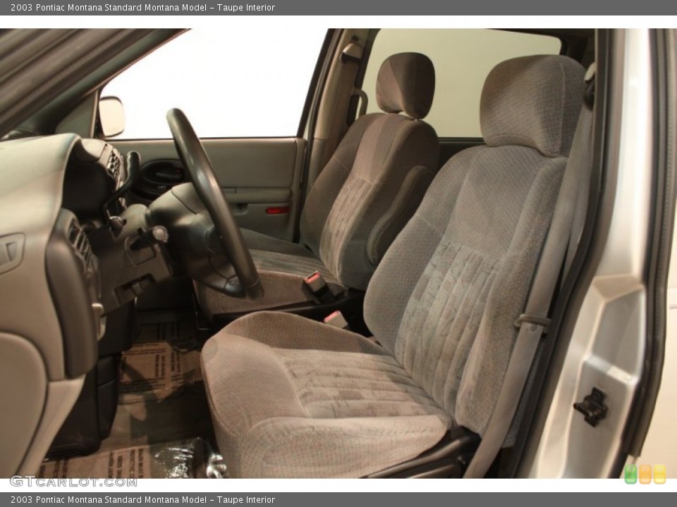 Taupe Interior Front Seat for the 2003 Pontiac Montana  #78054831