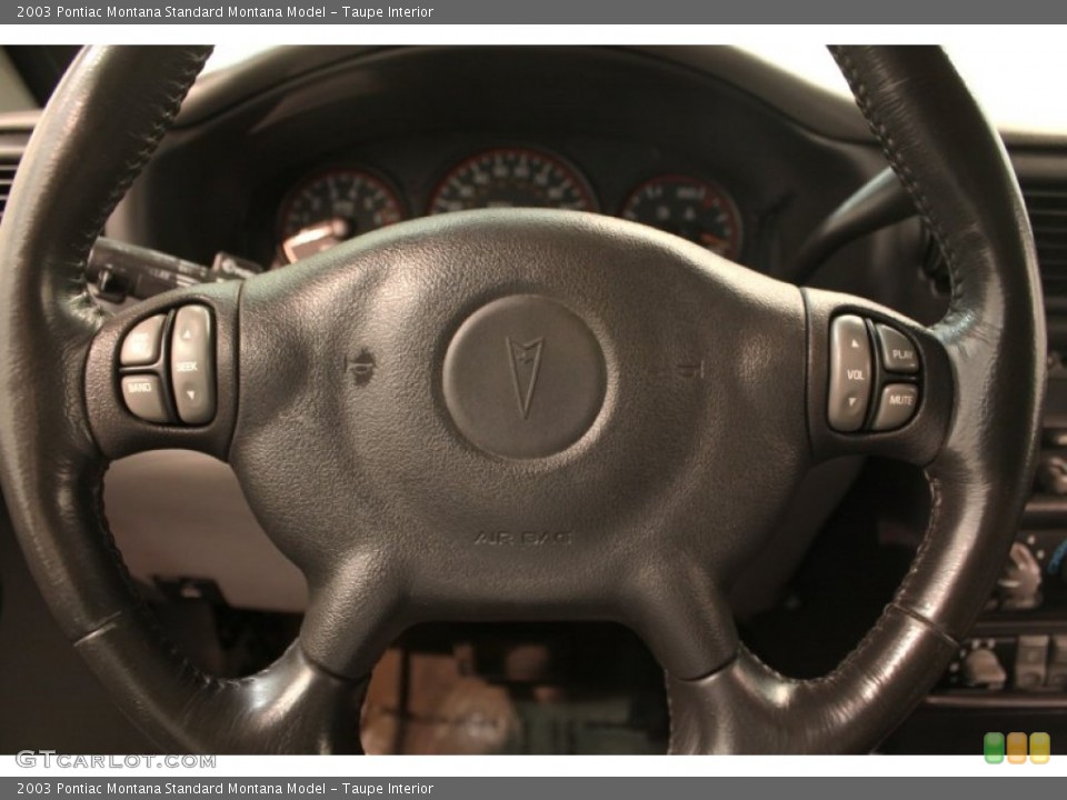 Taupe Interior Controls for the 2003 Pontiac Montana  #78054846