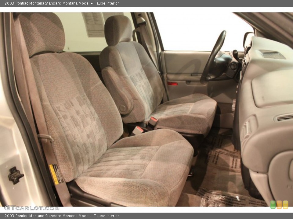 Taupe Interior Front Seat for the 2003 Pontiac Montana  #78054906
