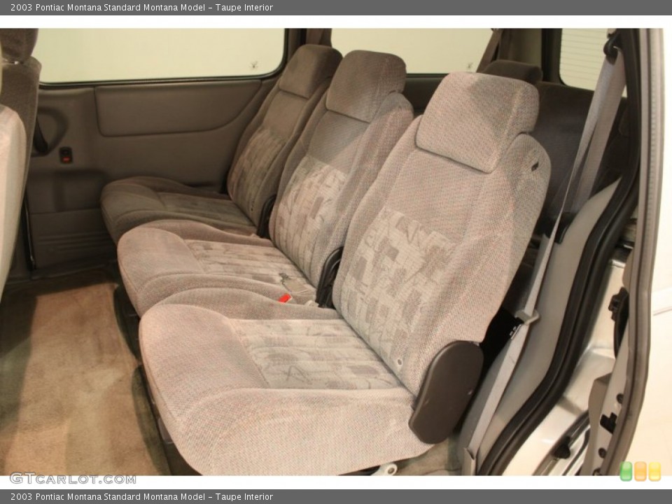 Taupe Interior Rear Seat for the 2003 Pontiac Montana  #78054942
