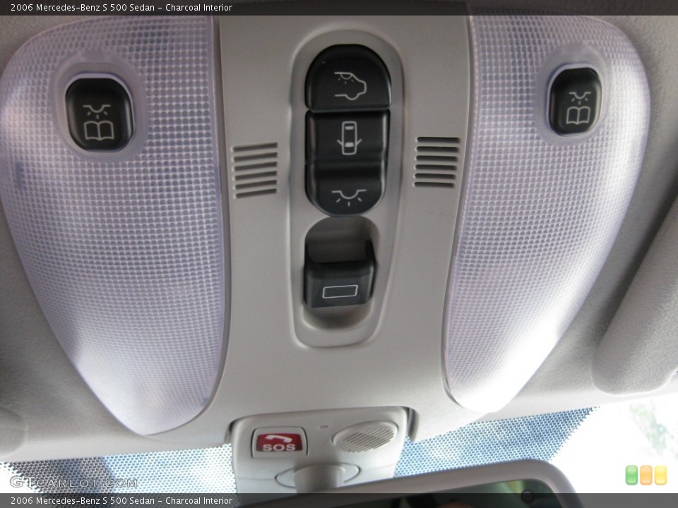 Charcoal Interior Controls for the 2006 Mercedes-Benz S 500 Sedan #78055743