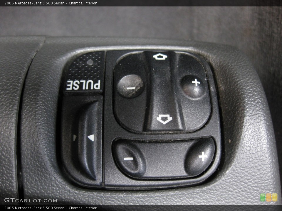 Charcoal Interior Controls for the 2006 Mercedes-Benz S 500 Sedan #78055842