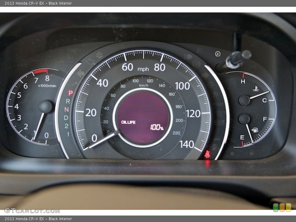 Black Interior Gauges for the 2013 Honda CR-V EX #78056002