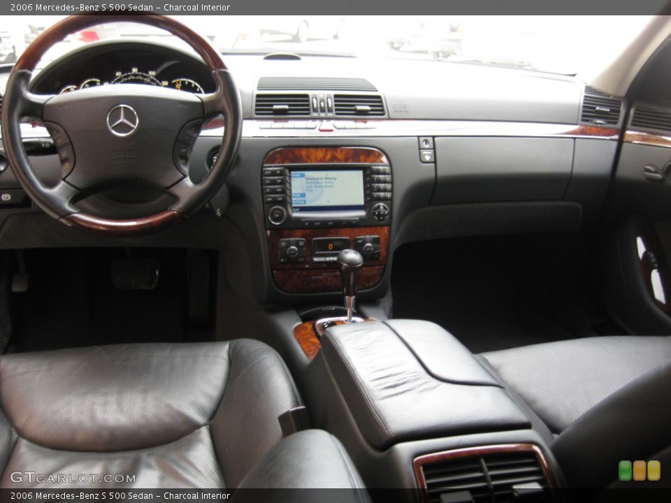 Charcoal Interior Dashboard for the 2006 Mercedes-Benz S 500 Sedan #78056203