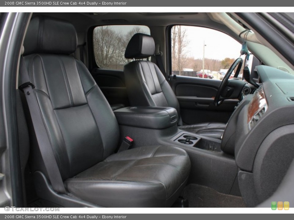 Ebony Interior Front Seat for the 2008 GMC Sierra 3500HD SLE Crew Cab 4x4 Dually #78057144