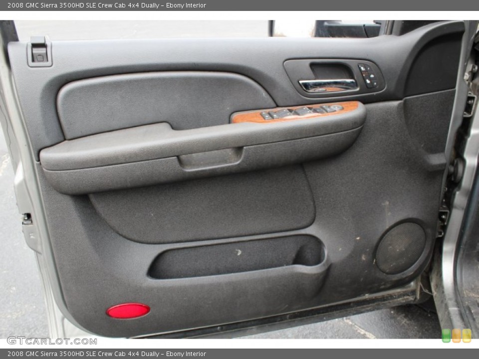 Ebony Interior Door Panel for the 2008 GMC Sierra 3500HD SLE Crew Cab 4x4 Dually #78057156