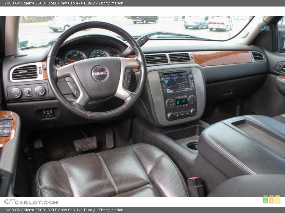 Ebony Interior Prime Interior for the 2008 GMC Sierra 3500HD SLE Crew Cab 4x4 Dually #78057267