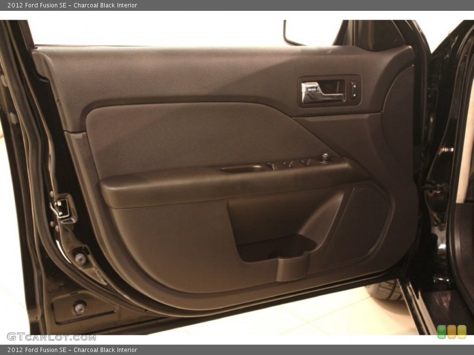 Charcoal Black Interior Door Panel for the 2012 Ford Fusion SE #78057897