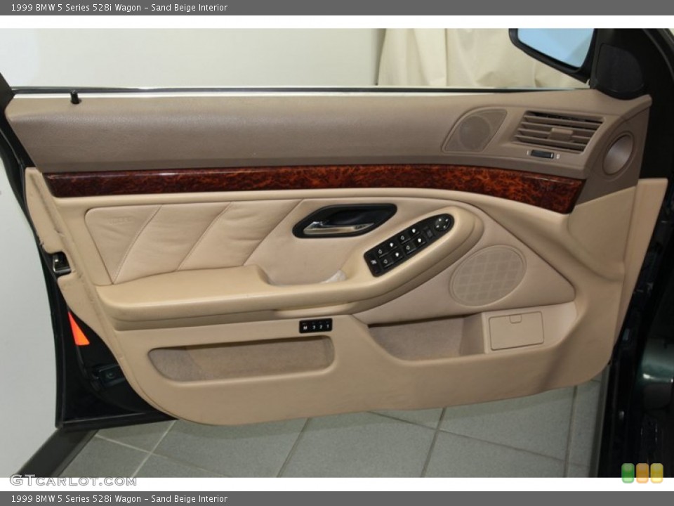 Sand Beige Interior Door Panel for the 1999 BMW 5 Series 528i Wagon #78059341