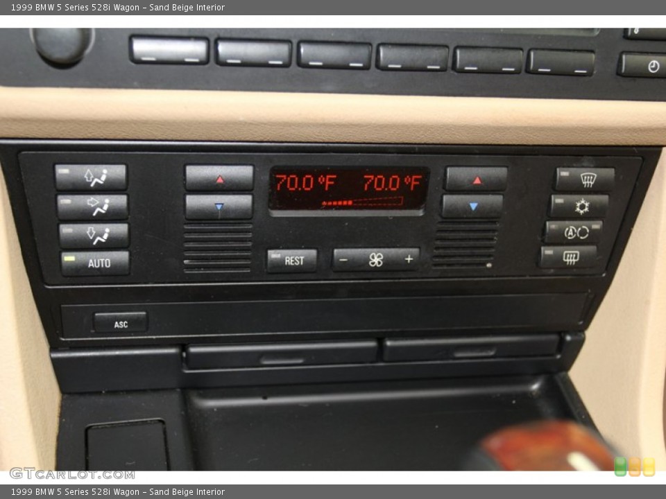 Sand Beige Interior Controls for the 1999 BMW 5 Series 528i Wagon #78059466