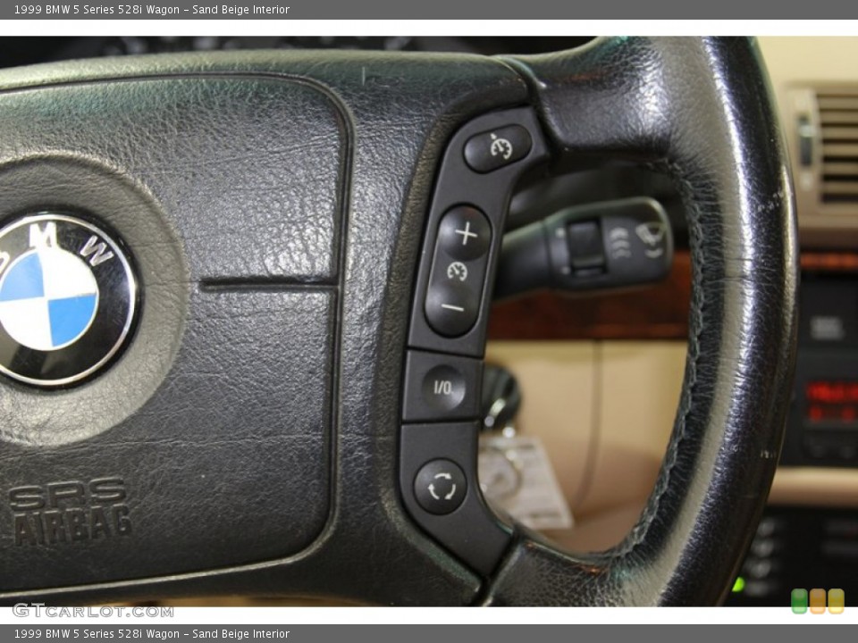 Sand Beige Interior Controls for the 1999 BMW 5 Series 528i Wagon #78059511