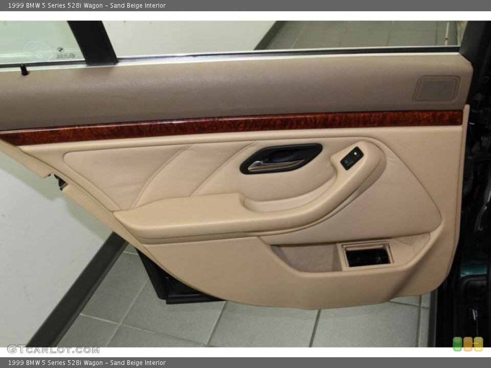 Sand Beige Interior Door Panel for the 1999 BMW 5 Series 528i Wagon #78059562