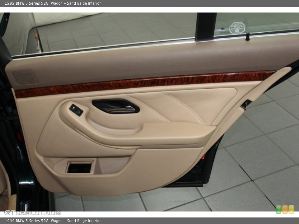 Sand Beige Interior Door Panel for the 1999 BMW 5 Series 528i Wagon #78059661