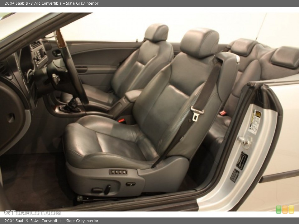 Slate Gray Interior Photo for the 2004 Saab 9-3 Arc Convertible #78059730