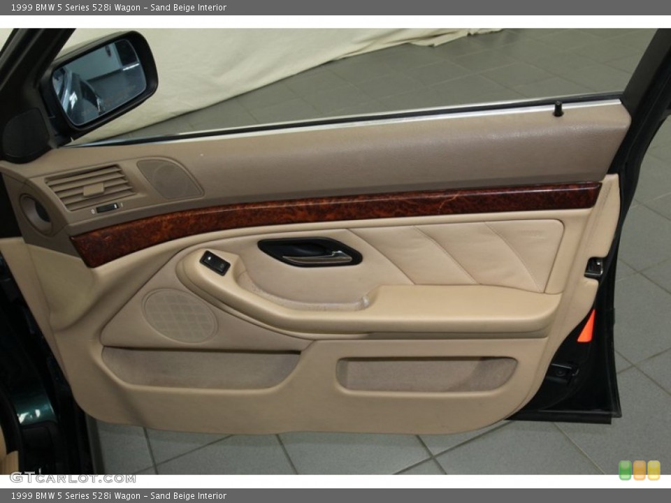 Sand Beige Interior Door Panel for the 1999 BMW 5 Series 528i Wagon #78059735