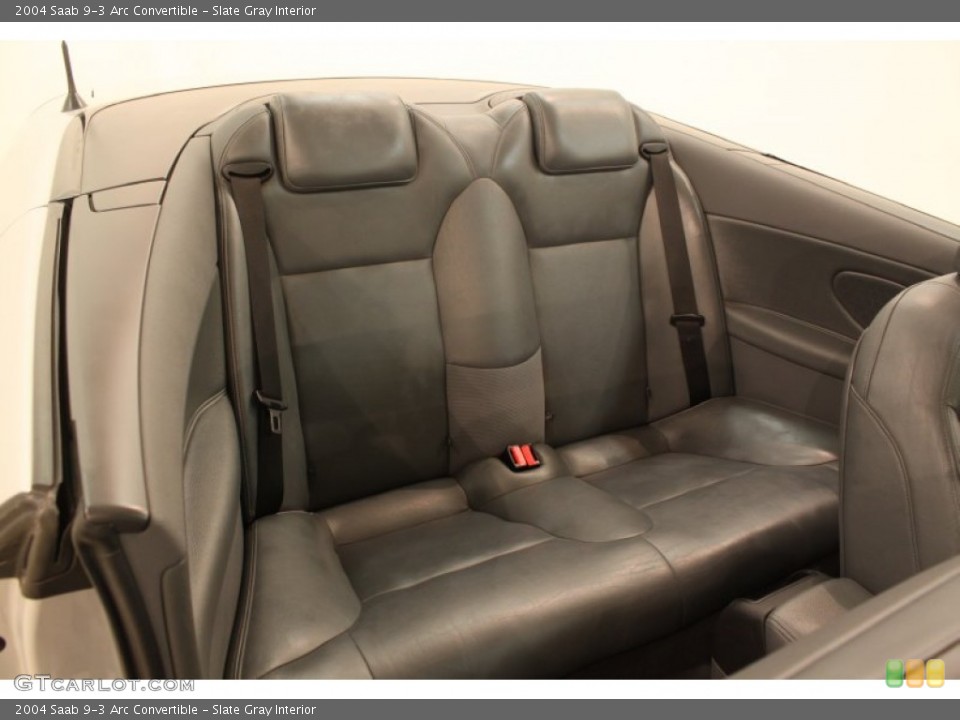 Slate Gray Interior Rear Seat for the 2004 Saab 9-3 Arc Convertible #78059859