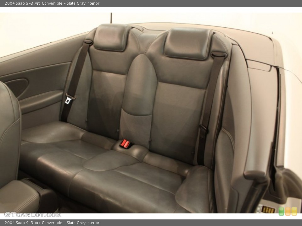 Slate Gray Interior Rear Seat for the 2004 Saab 9-3 Arc Convertible #78059879