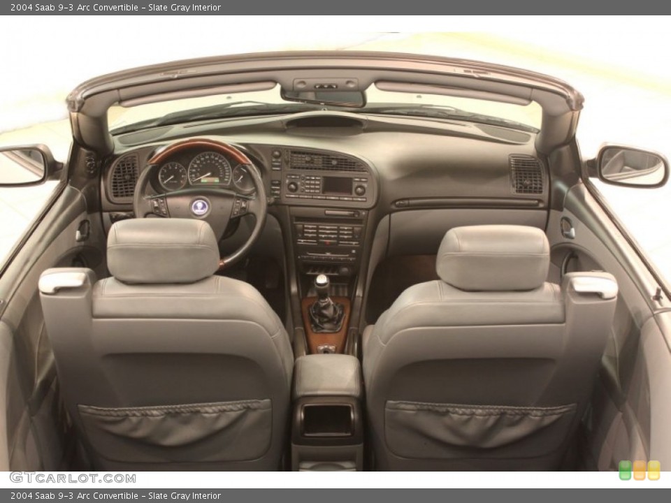 Slate Gray Interior Dashboard for the 2004 Saab 9-3 Arc Convertible #78059898