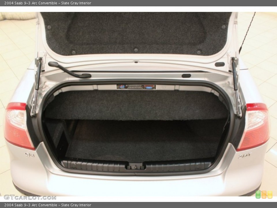 Slate Gray Interior Trunk for the 2004 Saab 9-3 Arc Convertible #78059916