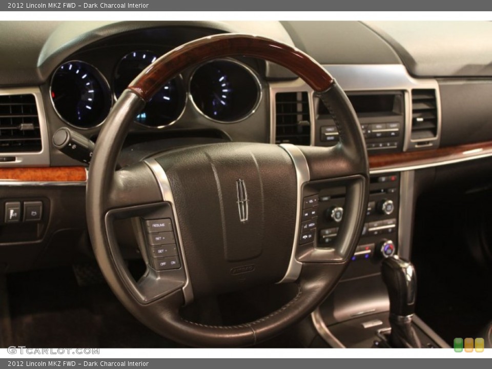 Dark Charcoal Interior Steering Wheel for the 2012 Lincoln MKZ FWD #78060101