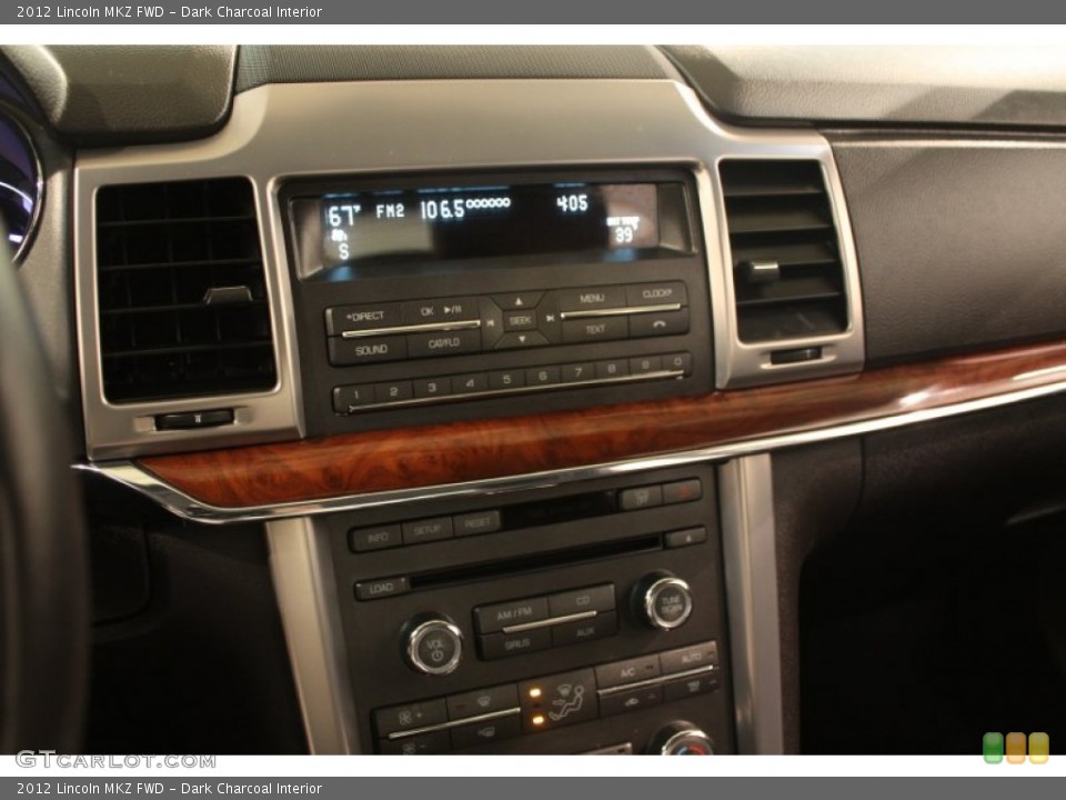 Dark Charcoal Interior Controls for the 2012 Lincoln MKZ FWD #78060147