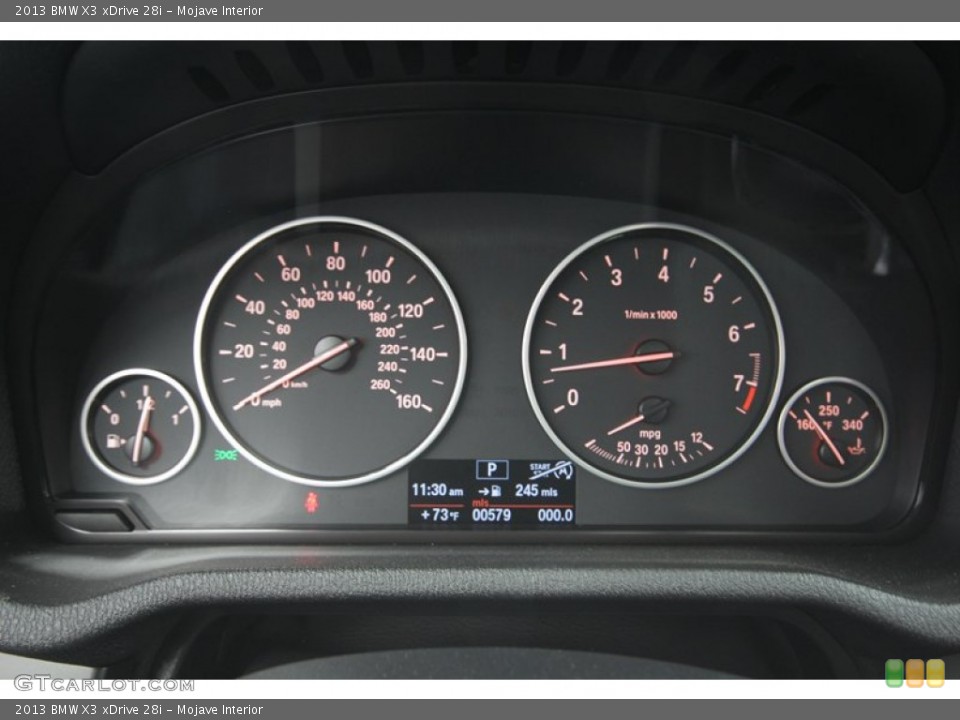 Mojave Interior Gauges for the 2013 BMW X3 xDrive 28i #78060689