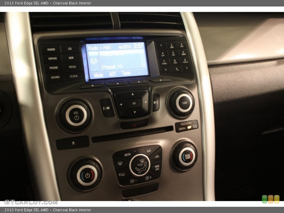 Charcoal Black Interior Controls for the 2013 Ford Edge SEL AWD #78060872