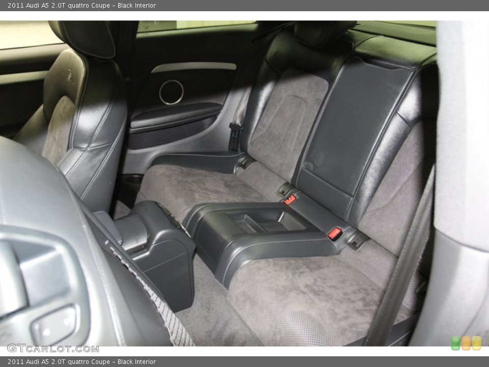 Black Interior Rear Seat for the 2011 Audi A5 2.0T quattro Coupe #78060955