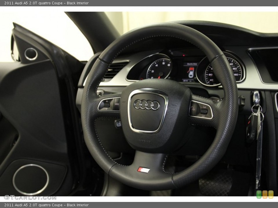 Black Interior Steering Wheel for the 2011 Audi A5 2.0T quattro Coupe #78061479