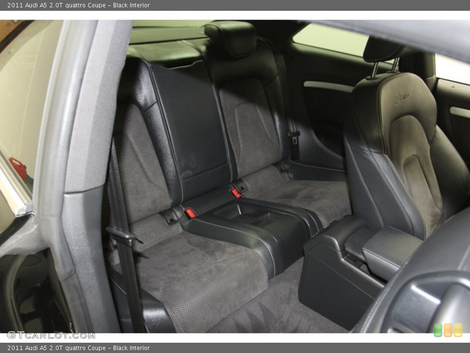 Black Interior Rear Seat for the 2011 Audi A5 2.0T quattro Coupe #78061545