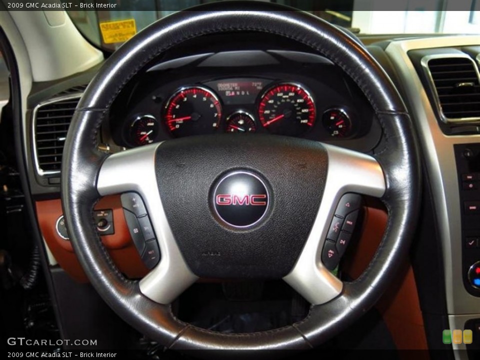 Brick Interior Steering Wheel for the 2009 GMC Acadia SLT #78062178