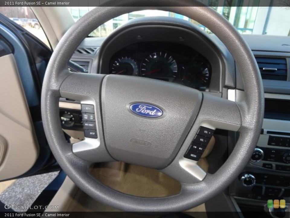 Camel Interior Steering Wheel for the 2011 Ford Fusion SE #78063003