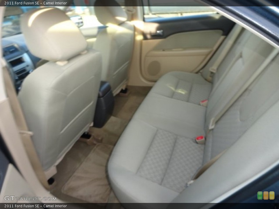 Camel Interior Rear Seat for the 2011 Ford Fusion SE #78063024