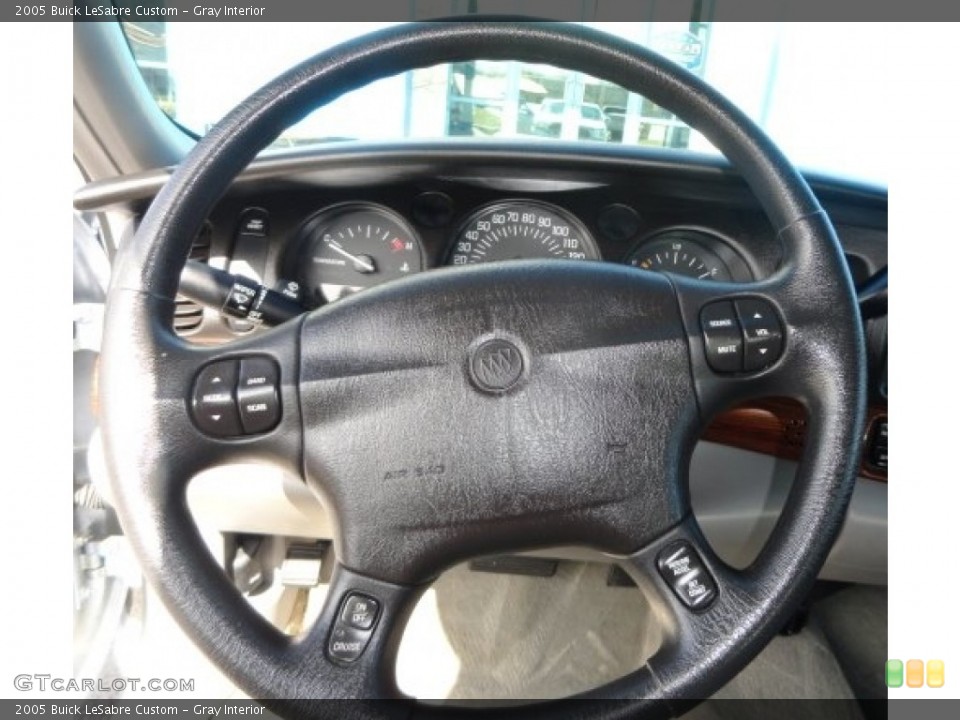 Gray Interior Steering Wheel for the 2005 Buick LeSabre Custom #78063648