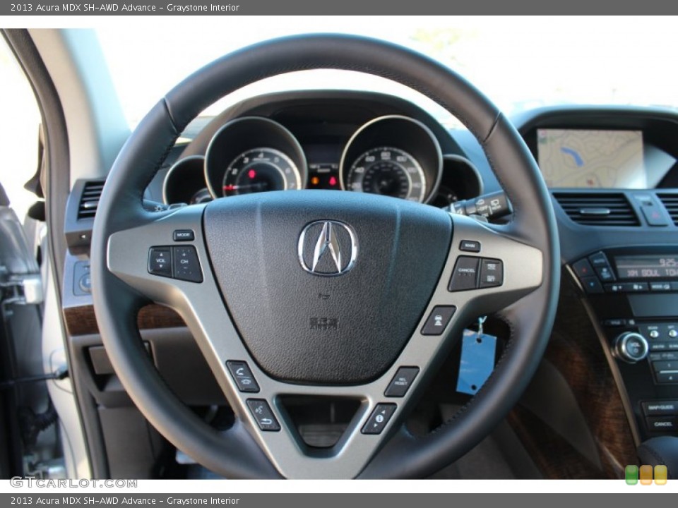 Graystone Interior Steering Wheel for the 2013 Acura MDX SH-AWD Advance #78065166