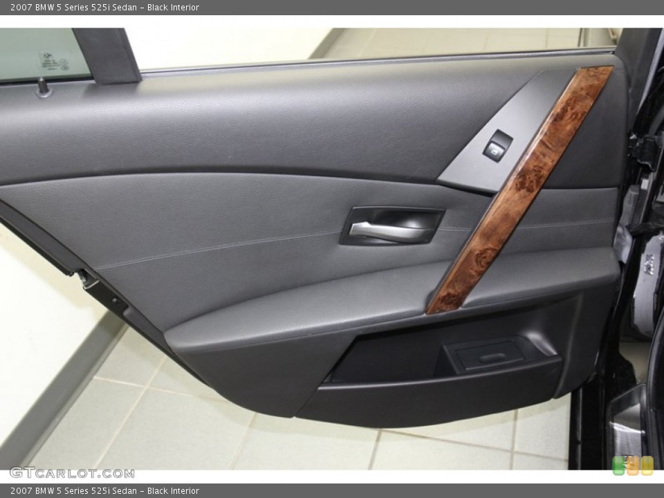 Black Interior Door Panel for the 2007 BMW 5 Series 525i Sedan #78065473