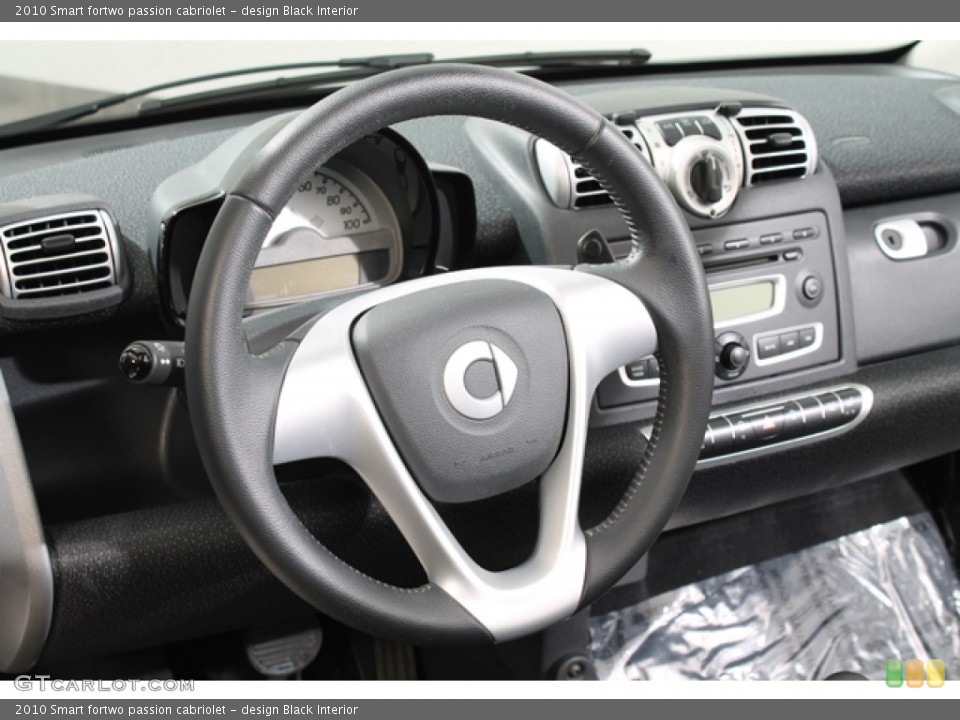 design Black Interior Dashboard for the 2010 Smart fortwo passion cabriolet #78065823