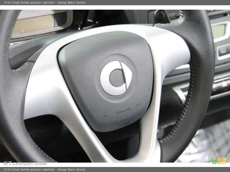 design Black Interior Steering Wheel for the 2010 Smart fortwo passion cabriolet #78065838