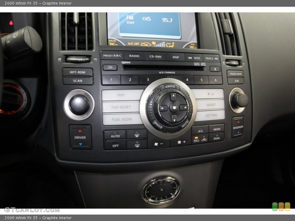 Graphite Interior Controls for the 2006 Infiniti FX 35 #78065885