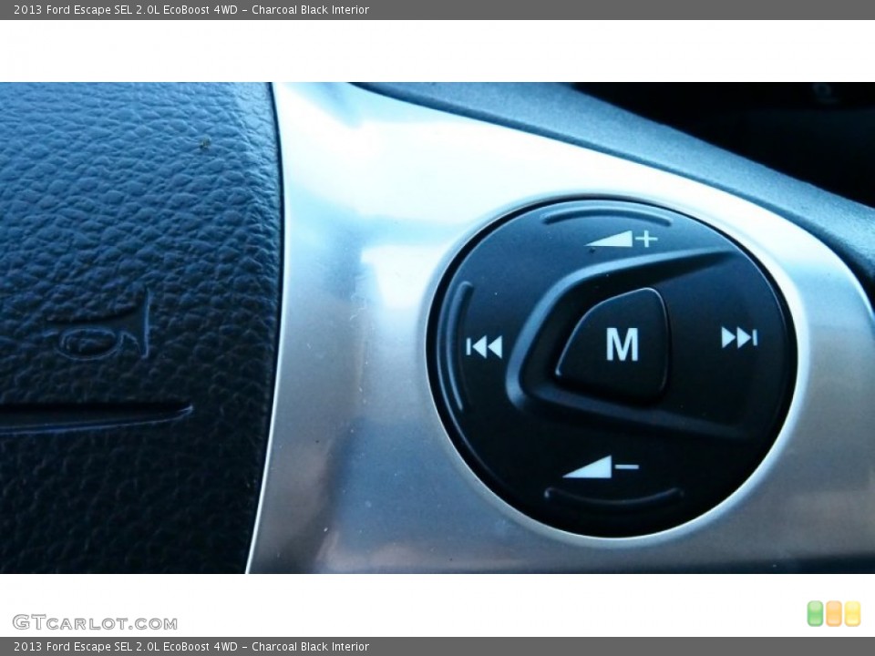 Charcoal Black Interior Controls for the 2013 Ford Escape SEL 2.0L EcoBoost 4WD #78066144