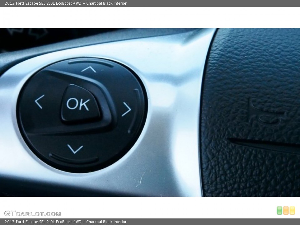 Charcoal Black Interior Controls for the 2013 Ford Escape SEL 2.0L EcoBoost 4WD #78066157