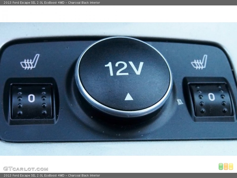 Charcoal Black Interior Controls for the 2013 Ford Escape SEL 2.0L EcoBoost 4WD #78066168