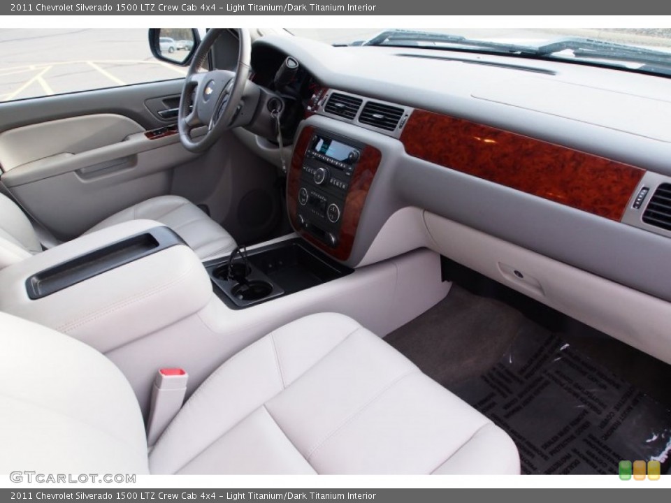 Light Titanium/Dark Titanium Interior Dashboard for the 2011 Chevrolet Silverado 1500 LTZ Crew Cab 4x4 #78066396
