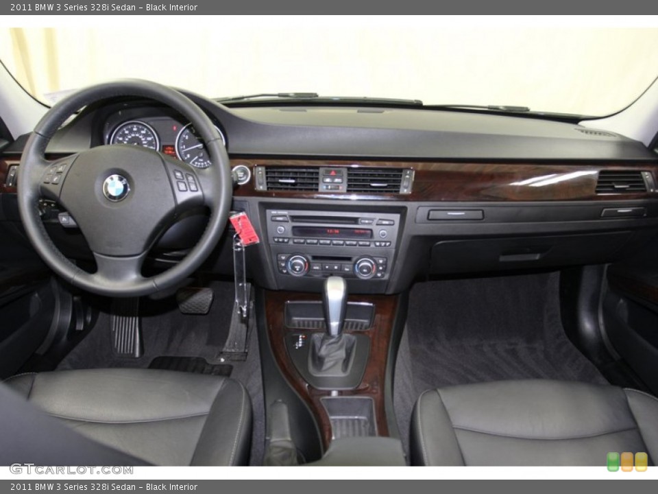 Black Interior Dashboard for the 2011 BMW 3 Series 328i Sedan #78067299