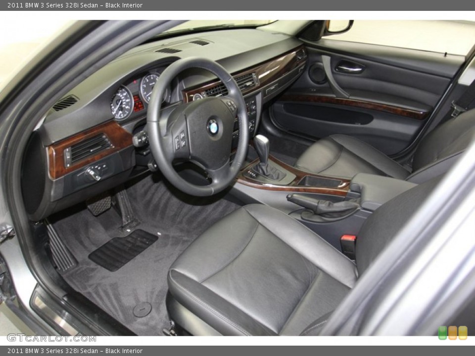 Black Interior Prime Interior for the 2011 BMW 3 Series 328i Sedan #78067404