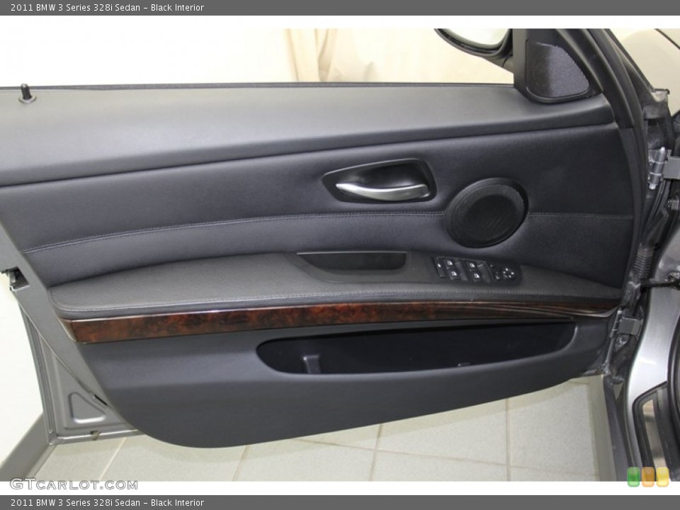 Black Interior Door Panel for the 2011 BMW 3 Series 328i Sedan #78067419