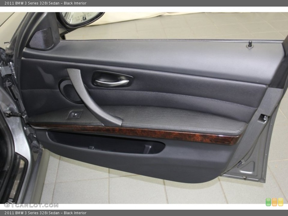 Black Interior Door Panel for the 2011 BMW 3 Series 328i Sedan #78067608